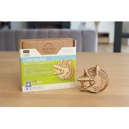 Curvimètre - STEM Puzzle 3D bois UGEARS UGEARS UG-70138 - 5