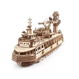 Navire De Recherche Puzzle 3D bois UGEARS UGEARS UG-70135 - 1