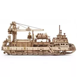Navire De Recherche Puzzle 3D bois UGEARS UGEARS UG-70135 - 3