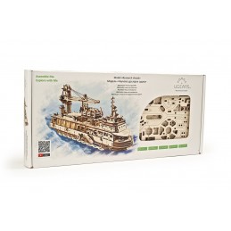 UGEARS 3D Wood Puzzle Research Ship UGEARS UG-70135 - 10
