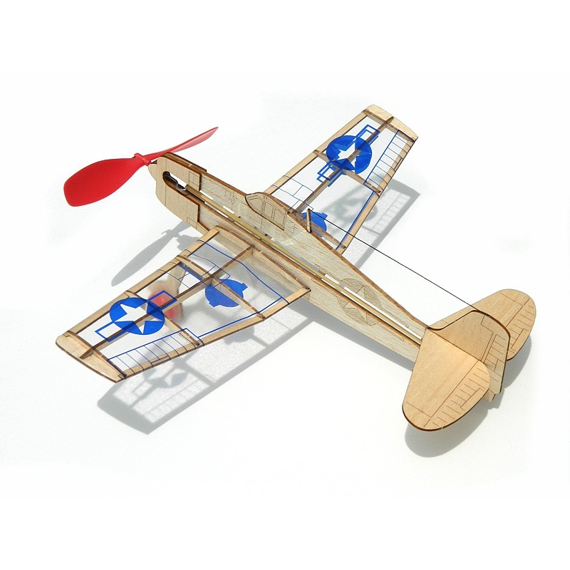 U.S. Hellcat mini avion balsa Guillow's Guillow's S0284503 - 1