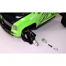 Adaptateurs de roues en aluminium de 12mm à 17mm (+15mm) (4) Absima Absima 2560023 - 2