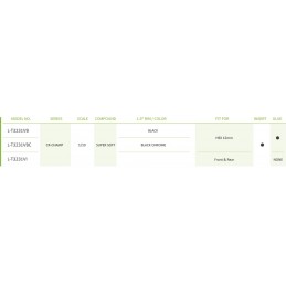 CR-Champ Tires - Rims 1.9" Black 1/10 (x2) Louise RC Louise RC L-T3231VB - 4