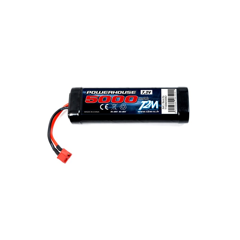 Ni-Mh 7,2V 5000mAh (Dean) T2M T2M T1006500D - 1