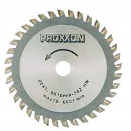 Carbide wafer saw blade 80 mm, 36 teeth Proxxon Proxxon PRX-28732 - 1