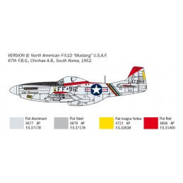 Avion F-51D Mustang Guerre de Corée 1/72 Italeri Italeri I1452 - 5