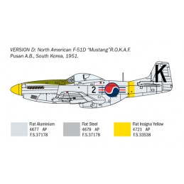 Avion F-51D Mustang Guerre de Corée 1/72 Italeri Italeri I1452 - 7