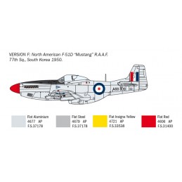 Avion F-51D Mustang Guerre de Corée 1/72 Italeri Italeri I1452 - 9