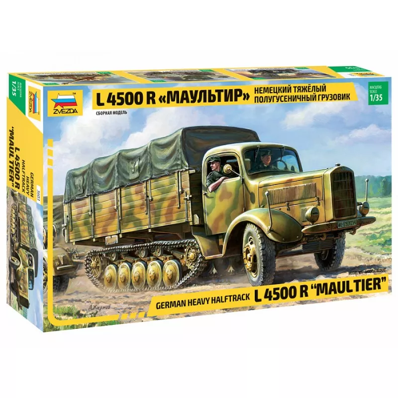 Camion Halftrack Maultier 4,5t 1/35 Zvezda Zvezda Z3603 - 1
