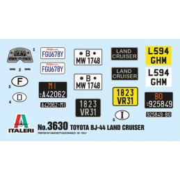 Toyota Land Cruiser BJ-44 1/24 Italeri Italeri I3630 - 3