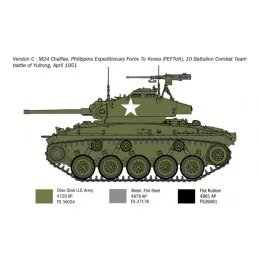 Char M24 Chaffee "Guerre de Corée" 1/35 Italeri Italeri I6587 - 6