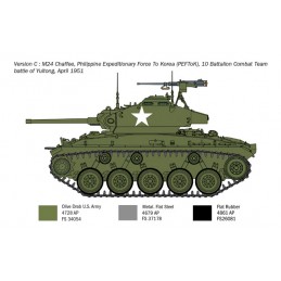 Tank M24 Chaffee "Korean War" 1/35 Italeri Italeri I6587 - 6