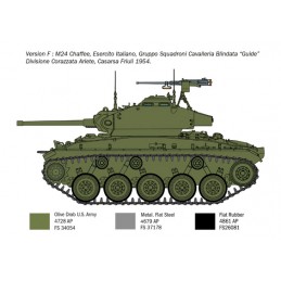 Tank M24 Chaffee "Korean War" 1/35 Italeri Italeri I6587 - 9
