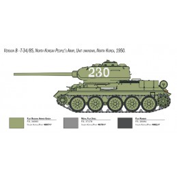 Char T-34/85 "Guerre de Corée" 1/35 Italeri Italeri I6585 - 5