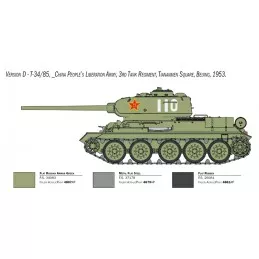Char T-34/85 "Guerre de Corée" 1/35 Italeri Italeri I6585 - 7