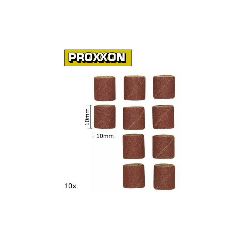 Corundum abrasive cylinders 10mm grain 150 (x10) Proxxon Proxxon PRX-28981 - 1