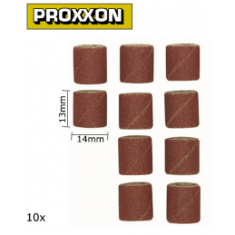 Abrasive cylinders in corundum 14mm grain 120 (x10) Proxxon Proxxon PRX-28979 - 1