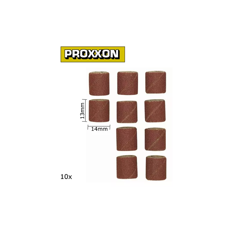 Abrasive cylinders in corundum 14mm grain 120 (x10) Proxxon Proxxon PRX-28979 - 1