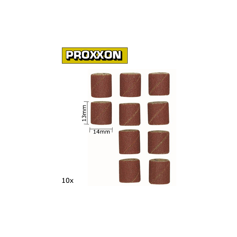Cylindres abrasifs en corindon 14mm grain 120 (x10) Proxxon Proxxon PRX-28979 - 1