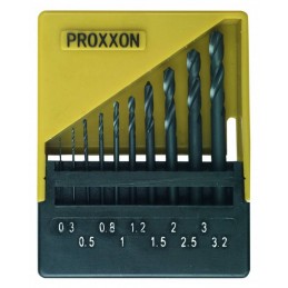 HSS drills, 10 pieces, 0.3 to 3.2 mm Proxxon Proxxon PRX-28874 - 2