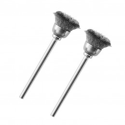 Round steel brush brushes Ø 13 mm (x2) Proxxon Proxxon PRX-28953 - 1