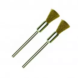 Brosse pinceau fin en laiton Ø 8 mm (x2) Proxxon Proxxon PRX-28961 - 1