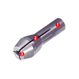 Pinces de serrage MICROMOT, 6 pièces 1,0 à 3,2 mm Proxxon Proxxon PRX-28940 - 2