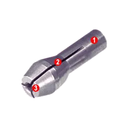 Pinces de serrage MICROMOT, 6 pièces 1,0 à 3,2 mm Proxxon Proxxon PRX-28940 - 2