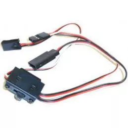 Interrupteur + prise de charge (Futaba) DYS 8020 - 1