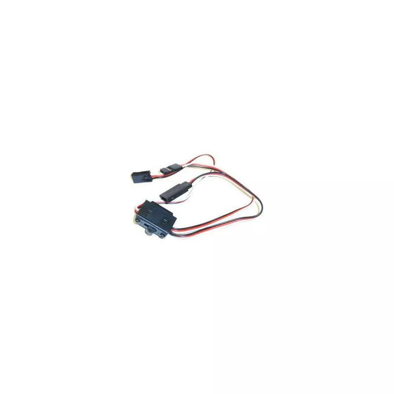 Interrupteur + prise de charge (Futaba) DYS 8020 - 1