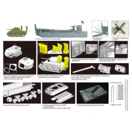 LCM Tank(3) & M4A1 Sherman 1/72 Dragon  D7516 - 2