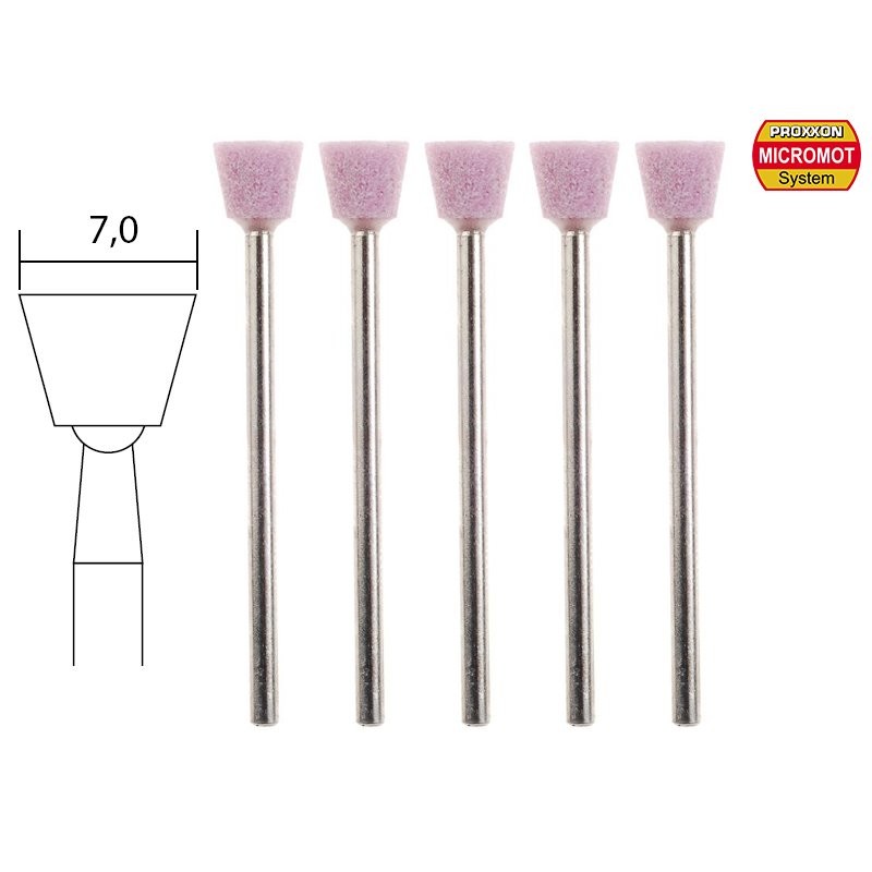 Corundum wheels, Ø 7mm (x5) Proxxon Proxxon PRX-28778 - 1