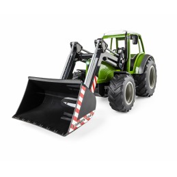 Green tractor with front bucket 1/16 RTR Carson Carson 500907347 - 2
