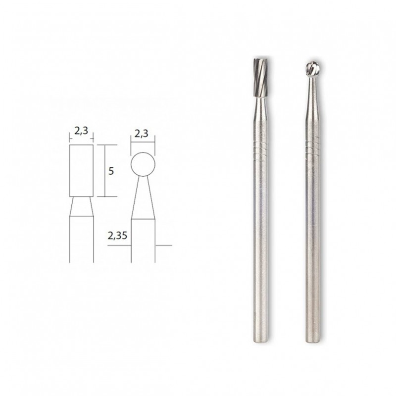 Hard metal cutters round and cylindrical tips Proxxon Proxxon PRX-28750 - 1