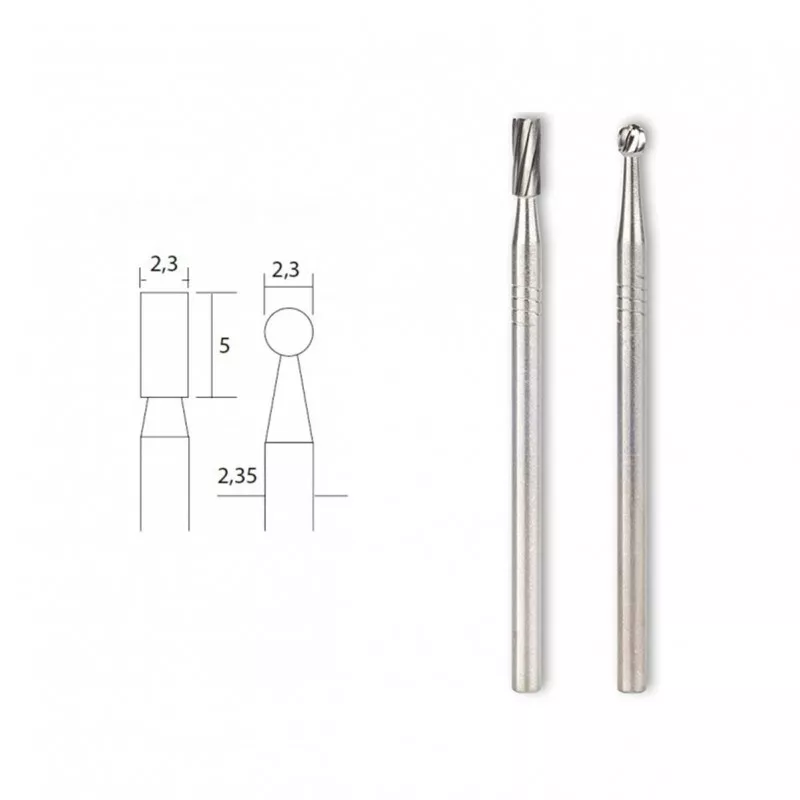 Hard metal cutters round and cylindrical tips Proxxon Proxxon PRX-28750 - 1