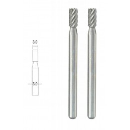 Cutter tip steel wolfram-vanadium, cylindrical Ø 3mm (x2) Proxxon Proxxon PRX-28722 - 1