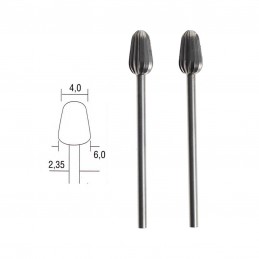 Wolfram-vanadium steel tip cutter, cone Ø 6mm (x2) Proxxon Proxxon PRX-28723 - 1