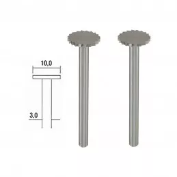 Wolfram-vanadium steel tip cutter, disc Ø 10mm (x2) Proxxon Proxxon PRX-28727 - 1