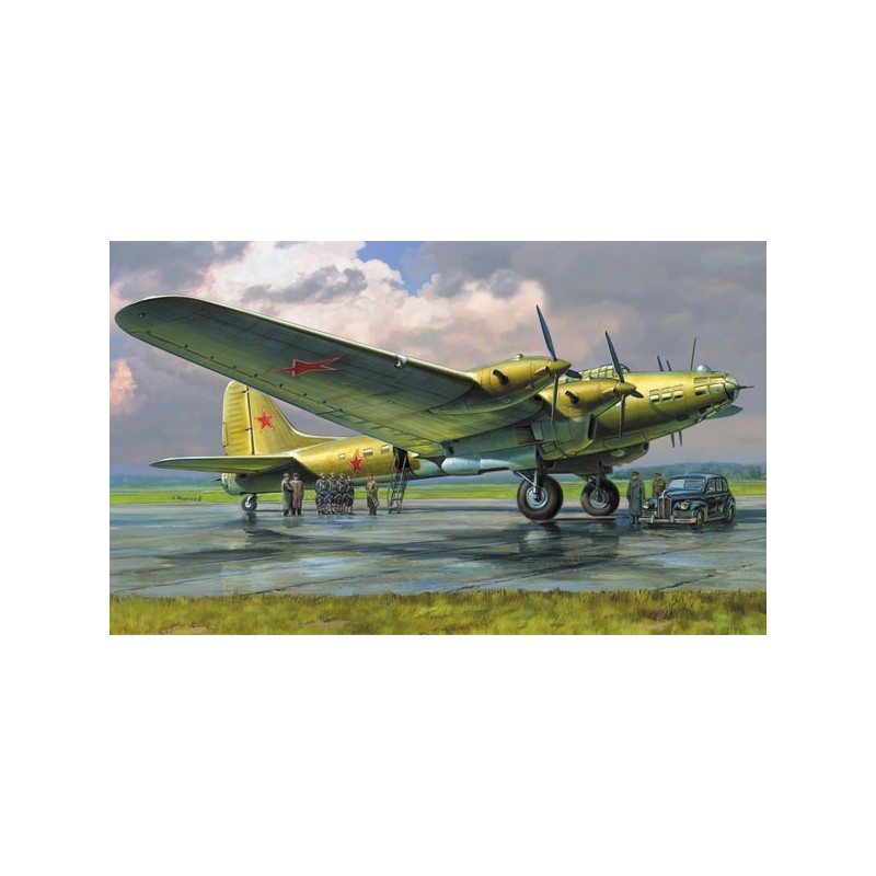 Aircraft Petlyakov Pe-8 Stalin 1/72 Zvezda Zvezda Z7280 - 1