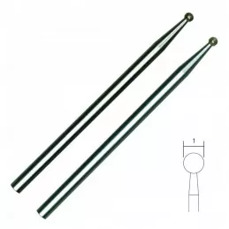 Round diamond grinding tip Ø 1.0 mm (x2) Proxxon Proxxon PRX-28212 - 1