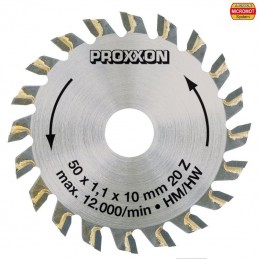 Circular saw blade with carbide wafers 50 mm, 20 teeth Proxxon Proxxon PRX-28017 - 1