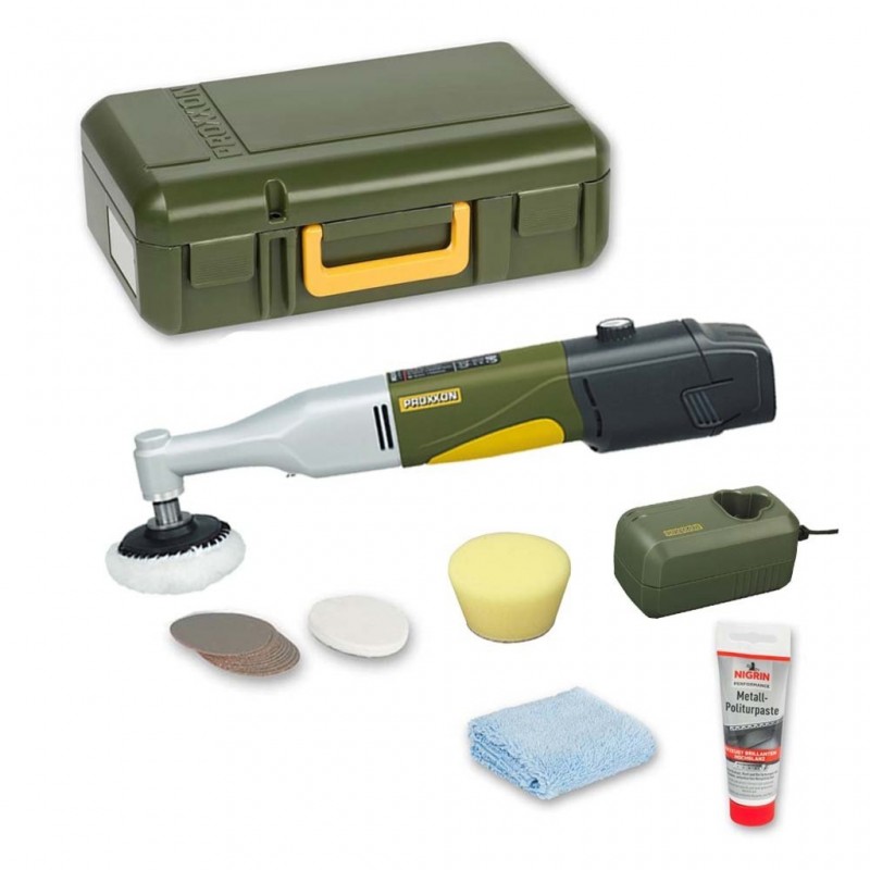 WP/A - Cordless Angle Polisher + Charger + Proxxon Battery Proxxon PRX-29820 - 1