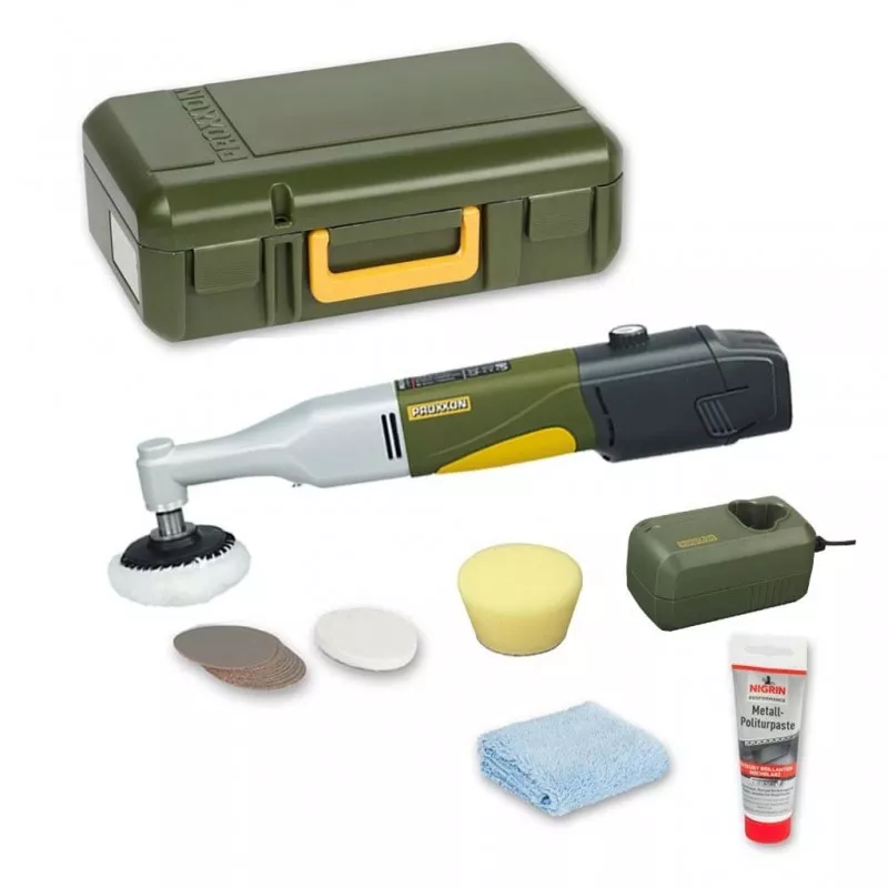 WP/A - Cordless Angle Polisher + Charger + Proxxon Battery Proxxon PRX-29820 - 1 WP/A - Cordless Angle Polisher + Charger + Proxxon Battery Proxxon PRX-29820 - 1