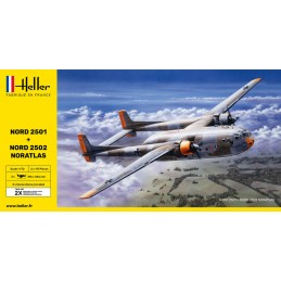 Nord 2501 + Nord 2502 "NORATLAS" 1/72 Heller + colle et peintures Heller 55374 - 2
