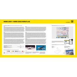 Nord 2501 + Nord 2502 "NORATLAS" 1/72 Heller + colle et peintures Heller 55374 - 3
