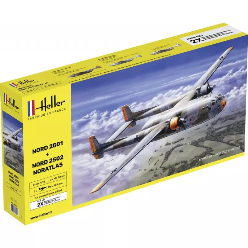 North 2501 + North 2502 "NORATLAS" 1/72 Heller Heller 85374 - 1