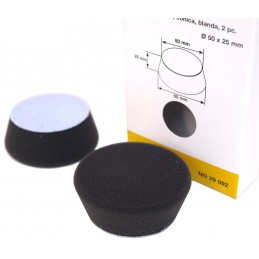 Conical polishing sponge Ø 50 mm, soft (black) (x2) Proxxon Proxxon PRX-29092 - 2