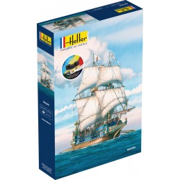 Bateau Galion 1/200 Heller + colle et peintures Heller HEL-56835 - 1
