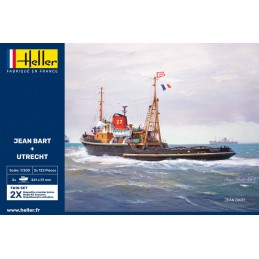 Coffret bateaux Jean Bart + Utrecht 1/200 Heller Heller 85602 - 2