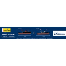 Coffret bateaux Jean Bart + Utrecht 1/200 Heller Heller 85602 - 4